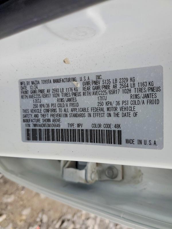 Продаж на аукціоні авто 2025 Mazda Cx-50, vin: 7MMVAADW5SN106649, номер лоту: 41692726