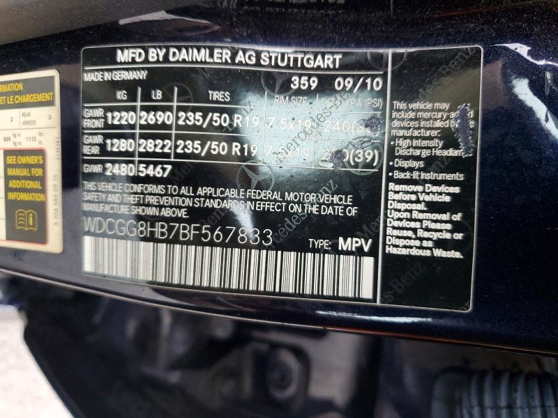 Aukcja sprzedaży 2011 Mercedes-benz Glk, vin: WDCGG8HB7BF567833, numer aukcji: 79113885