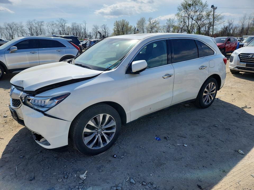 47532646 :رقم المزاد ، 5FRYD4H42EB019372 vin ، 2014 Acura Mdx مزاد بيع