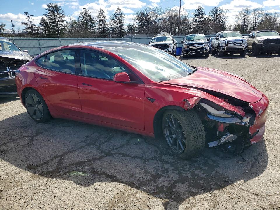 Продажа на аукционе авто 2022 Tesla Model 3, vin: 5YJ3E1EB3NF188536, номер лота: 46235426