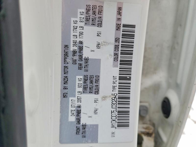 79901475 :رقم المزاد ، JM1DKDD75J0302945 vin ، 2018 Mazda Cx-3 مزاد بيع