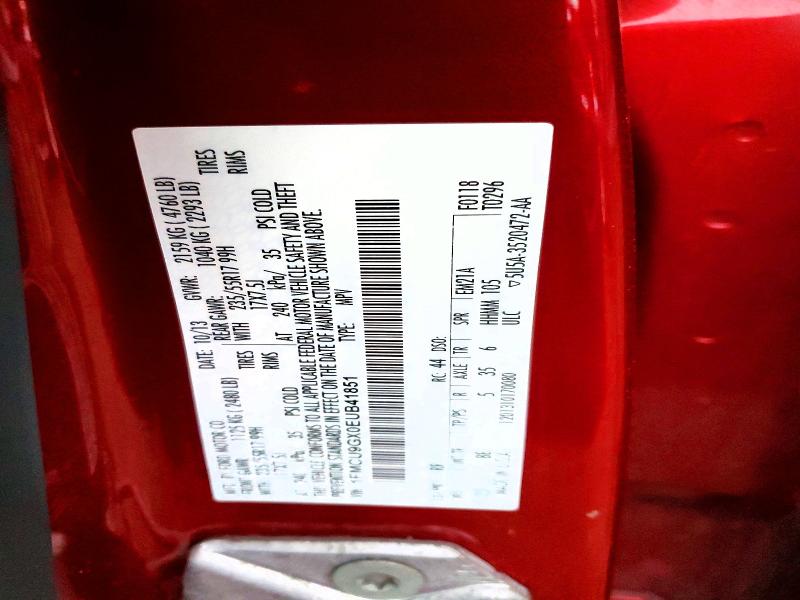 46713436 :رقم المزاد ، 1FMCU9GX0EUB41851 vin ، 2014 Ford Escape مزاد بيع