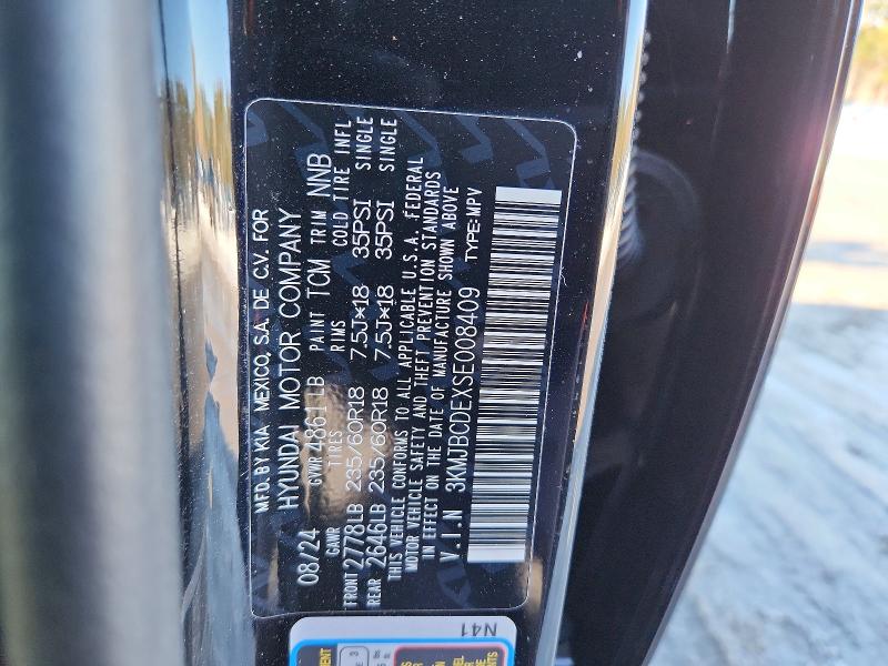 Продажа на аукционе авто 2025 Hyundai Tucson, vin: 3KMJBCDEXSE008409, номер лота: 77896245