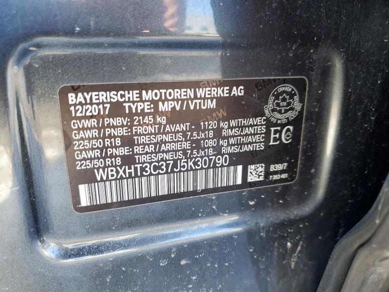 Продаж на аукціоні авто 2018 Bmw Motorrad X1, vin: WBXHT3C37J5K30790, номер лоту: 47341556