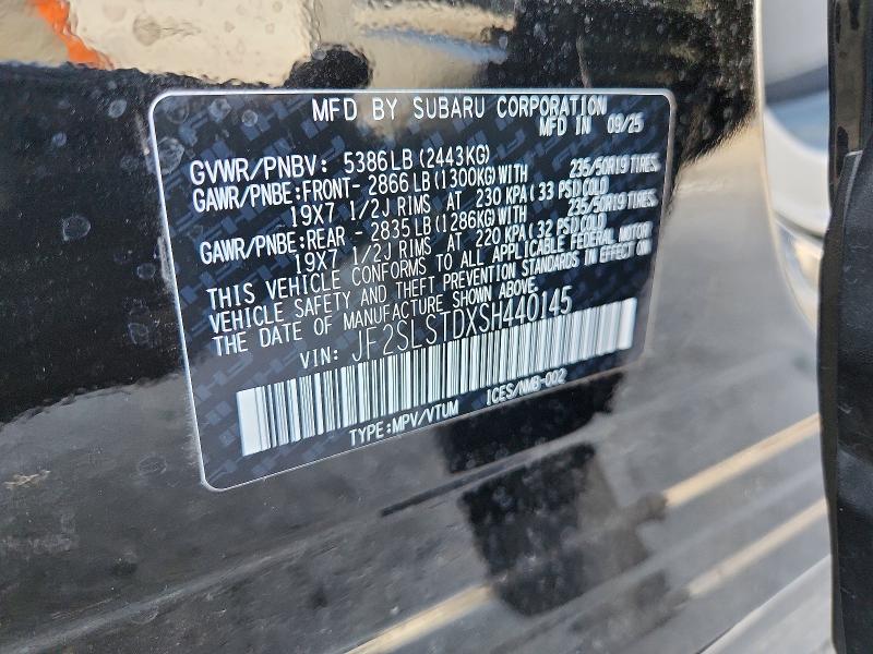 Aukcja sprzedaży 2025 Subaru Forester, vin: JF2SLSTDXSH440145, numer aukcji: 46168396