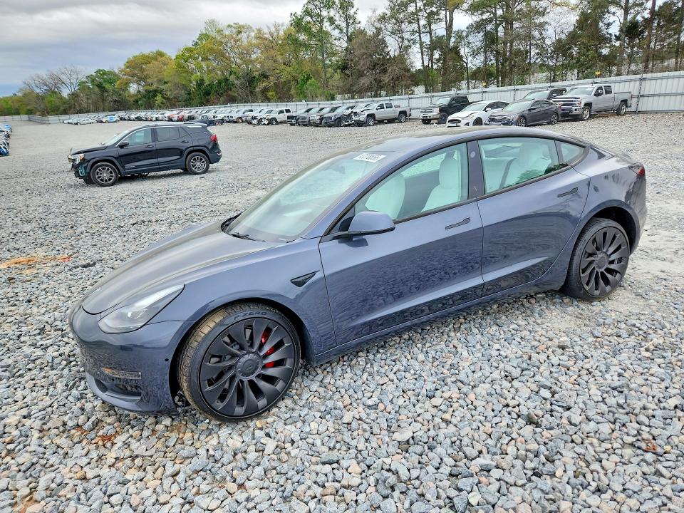 Auction sale of the 2022 Tesla Model 3, vin: 5YJ3E1EC1NF263744, lot number: 47278556