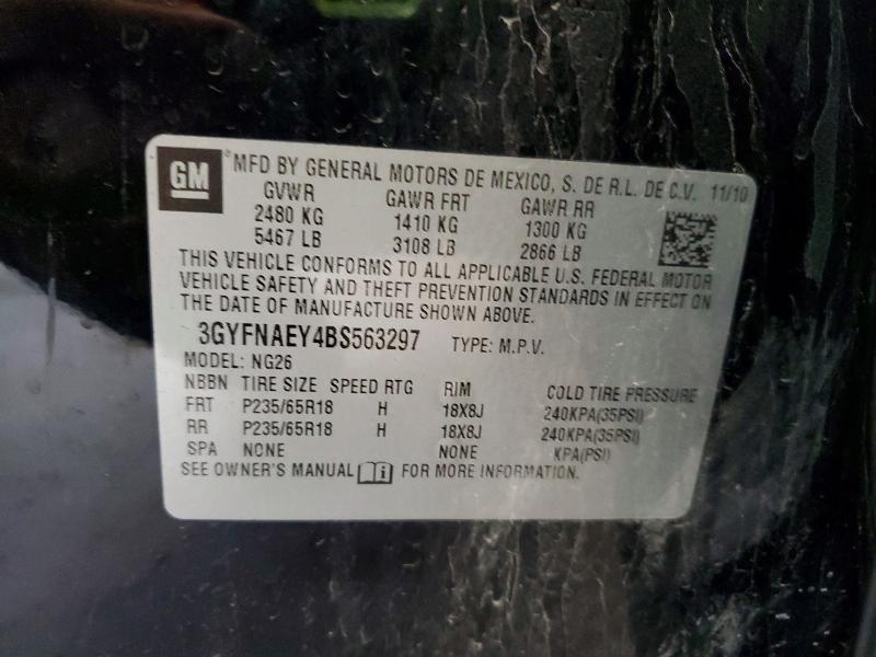 Продажа на аукционе авто 2011 Cadillac Srx, vin: 3GYFNAEY4BS563297, номер лота: 79924795
