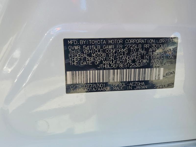 Продаж на аукціоні авто 2014 Lexus Ls 460, vin: JTHBL5EF8E5125301, номер лоту: 47621346