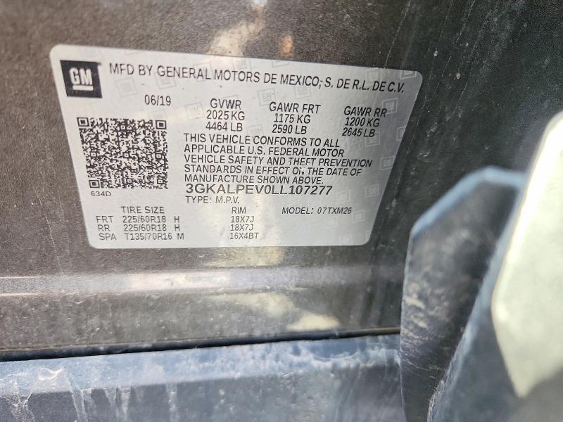 Продажа на аукционе авто 2020 Gmc Terrain, vin: 3GKALPEV0LL107277, номер лота: 47697046