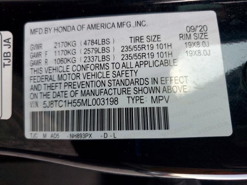 Aukcja sprzedaży 2021 Acura Rdx, vin: 5J8TC1H55ML003198, numer aukcji: 41623676
