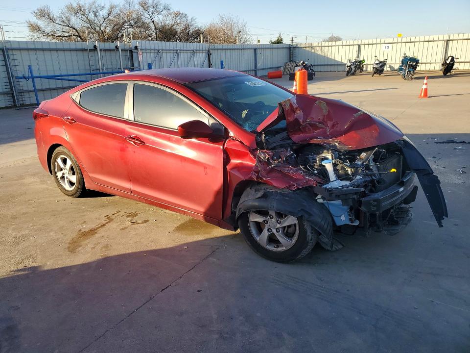 2014 Hyundai Elantra მანქანა იყიდება აუქციონზე, vin: 5NPDH4AE5EH533161, აუქციონის ნომერი: 45973276