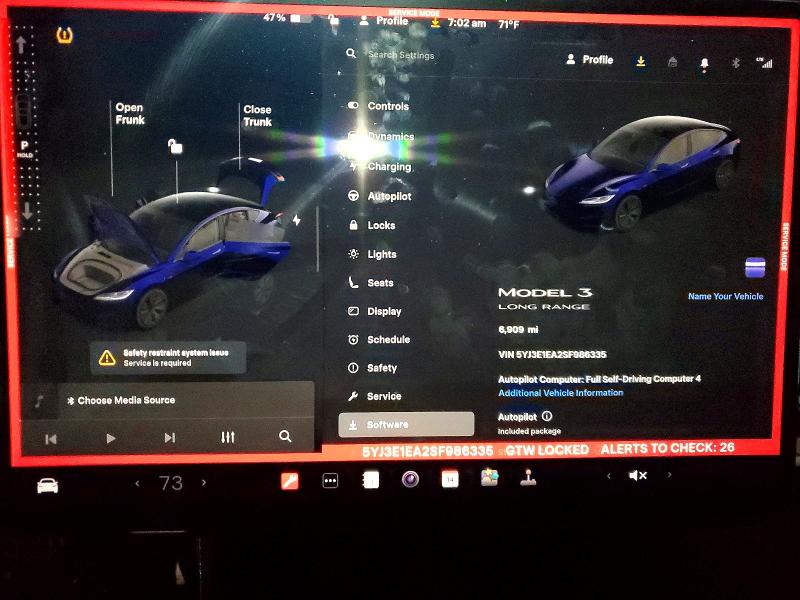 2025 Tesla Model 3 მანქანა იყიდება აუქციონზე, vin: 5YJ3E1EA2SF986335, აუქციონის ნომერი: 45467116