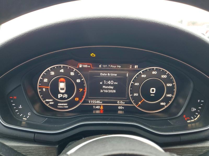 2018 Audi A5 მანქანა იყიდება აუქციონზე, vin: WAUANCF5XJA120360, აუქციონის ნომერი: 45534606