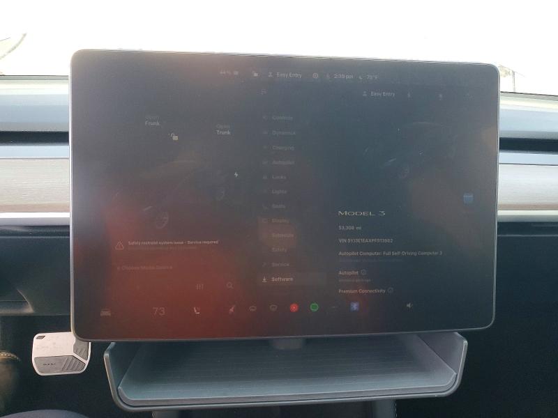 Aukcja sprzedaży 2023 Tesla Model 3, vin: 5YJ3E1EAXPF513662, numer aukcji: 79907185