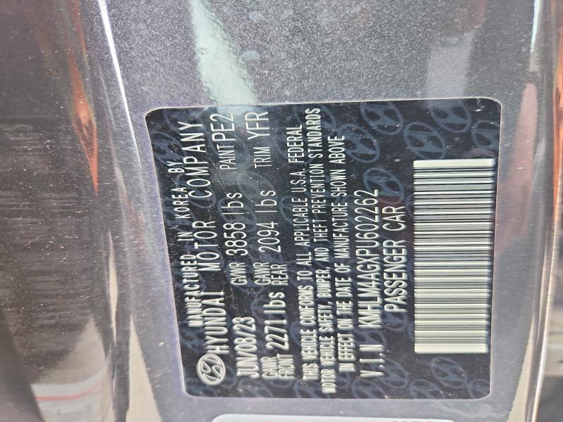 46367756 :رقم المزاد ، KMHLM4AGXPU602262 vin ، 2023 Hyundai Elantra مزاد بيع
