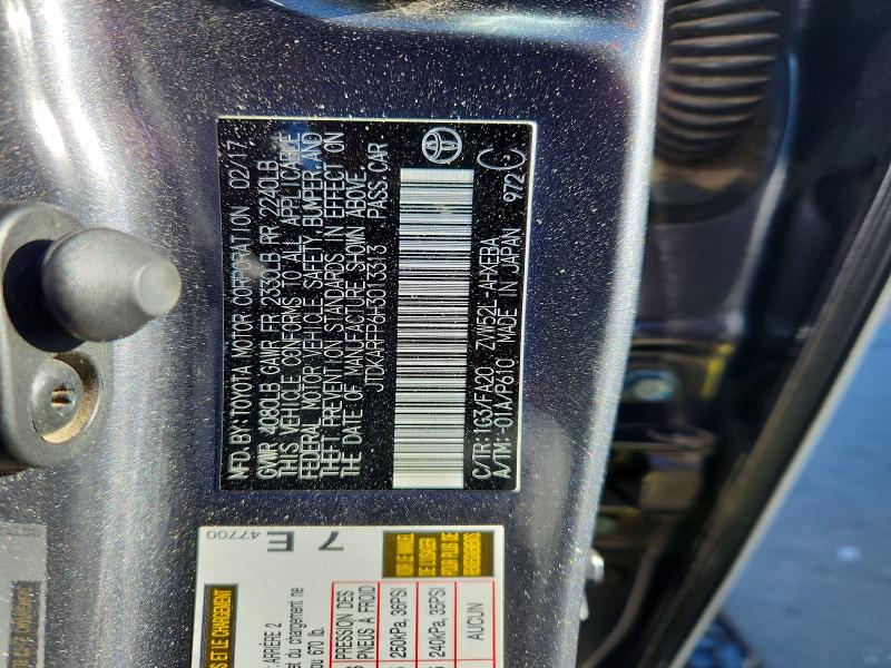 Aukcja sprzedaży 2017 Toyota Prius Prime, vin: JTDKARFP6H3013313, numer aukcji: 41599036