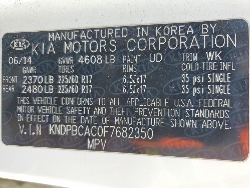 Продажа на аукционе авто 2015 Kia Sportage, vin: KNDPBCAC0F7682350, номер лота: 46324196