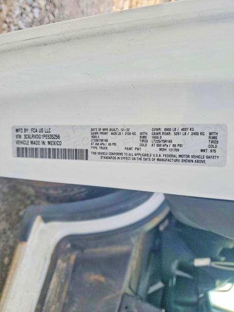Aukcja sprzedaży 2023 Ram Promaster 2500, vin: 3C6LRVDG1PE535256, numer aukcji: 73813035
