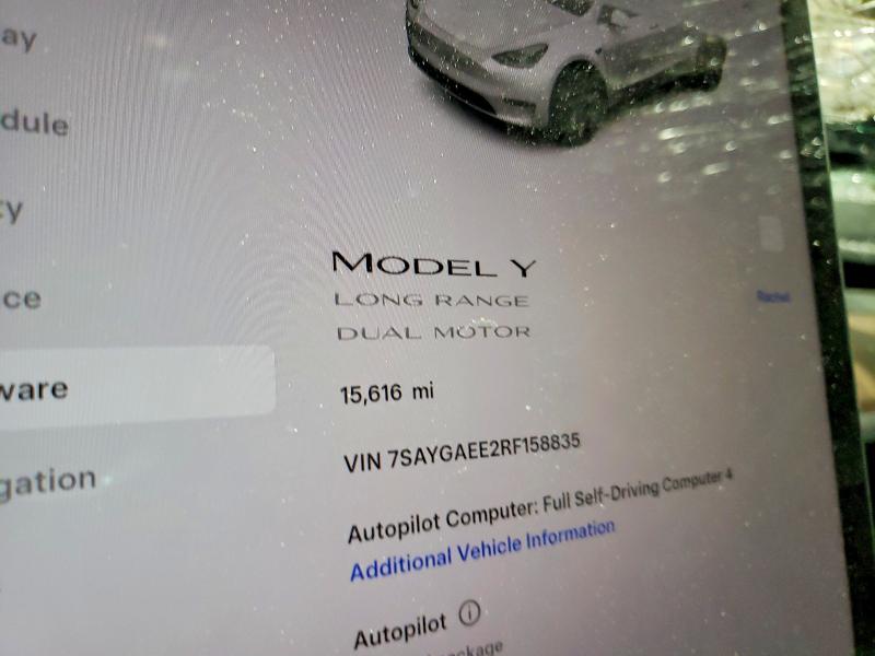 Продаж на аукціоні авто 2024 Tesla Model Y, vin: 7SAYGAEE2RF158835, номер лоту: 78927825
