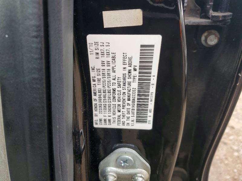 47400746 :رقم المزاد ، 5J8TB1H56BA003352 vin ، 2011 Acura Rdx مزاد بيع