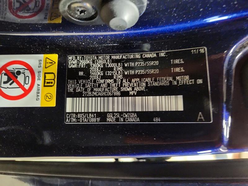 Aukcja sprzedaży 2017 Lexus Rx 350, vin: 2T2BZMCA6HC067886, numer aukcji: 47517306