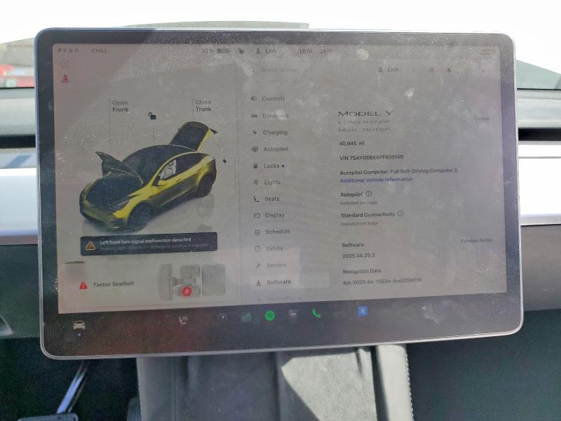 Продаж на аукціоні авто 2023 Tesla Model Y, vin: 7SAYGDEE6PF635149, номер лоту: 47290256