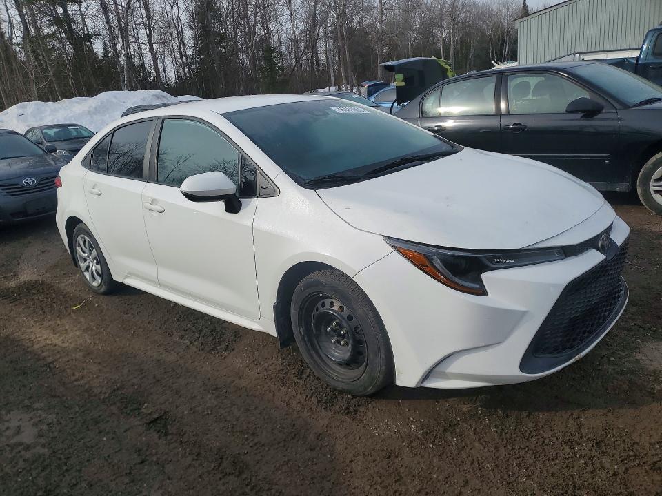 2022 Toyota Corolla Le 4dr მანქანა იყიდება აუქციონზე, vin: 5YFBPMBEXNP279314, აუქციონის ნომერი: 46811056