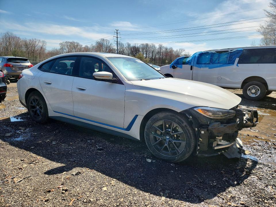 2022 Bmw I4 მანქანა იყიდება აუქციონზე, vin: WBY73AW09NFN12331, აუქციონის ნომერი: 46892096