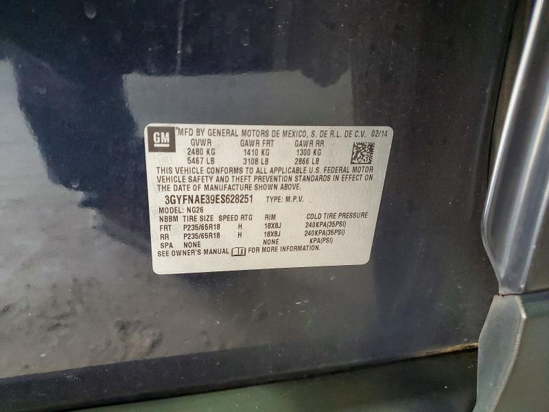 Продаж на аукціоні авто 2014 Cadillac Srx, vin: 3GYFNAE39ES628251, номер лоту: 78789585