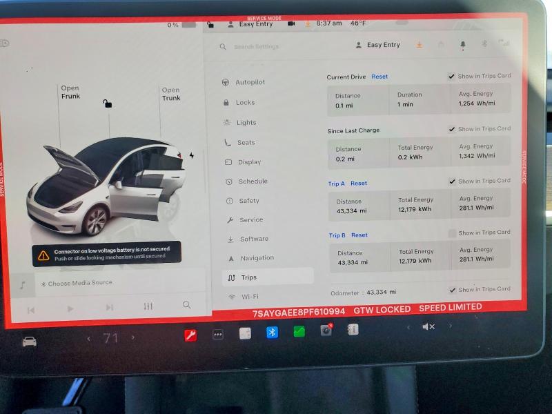 Продажа на аукционе авто 2023 Tesla Model Y, vin: 7SAYGAEE8PF610994, номер лота: 78500085