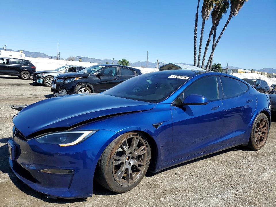 2023 Tesla Model S მანქანა იყიდება აუქციონზე, vin: 5YJSA1E53PF529423, აუქციონის ნომერი: 79781575