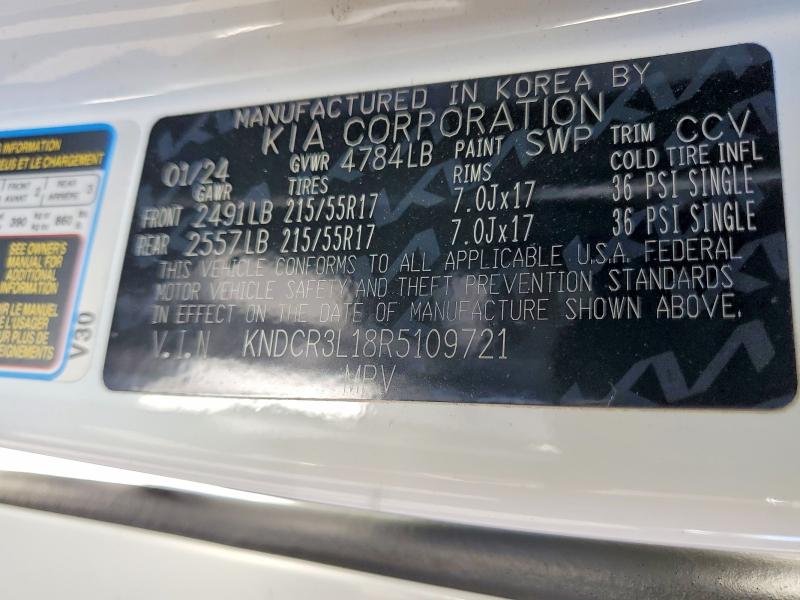 Aukcja sprzedaży 2024 Kia Niro Ev, vin: KNDCR3L18R5109721, numer aukcji: 45679946