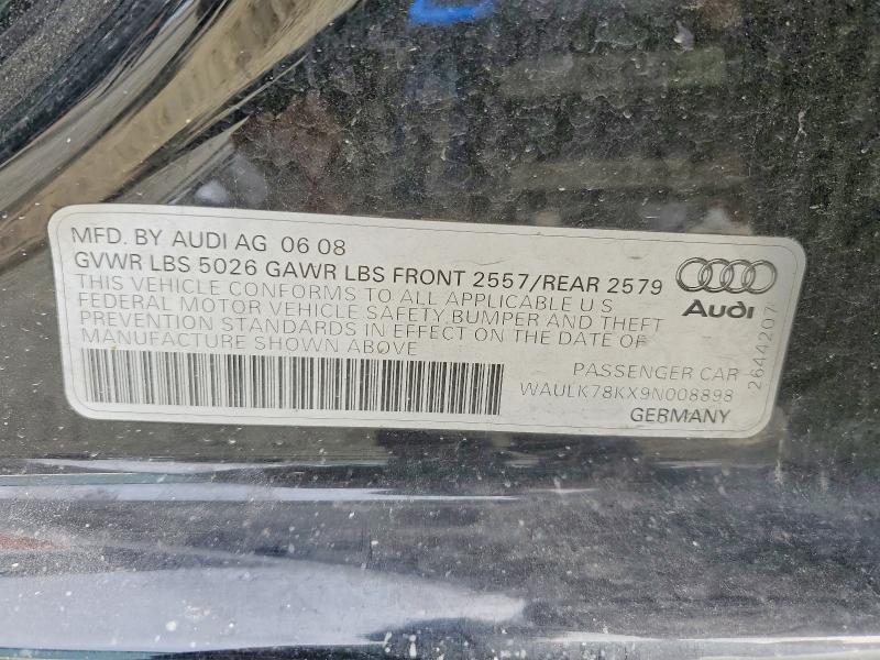 Aukcja sprzedaży 2009 Audi A4, vin: WAULK78KX9N008898, numer aukcji: 48304776