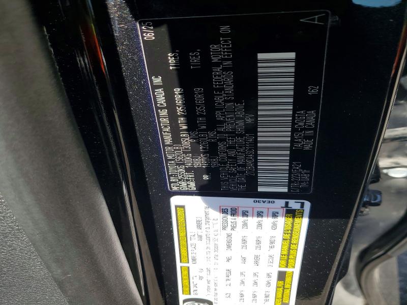 47276576 :رقم المزاد ، 2T2BAMCA4SC111401 vin ، 2025 Lexus Rx 350 مزاد بيع