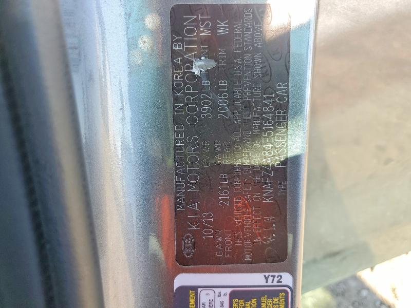 Aukcja sprzedaży 2014 Kia Forte, vin: KNAFZ4A84E5164841, numer aukcji: 45619936