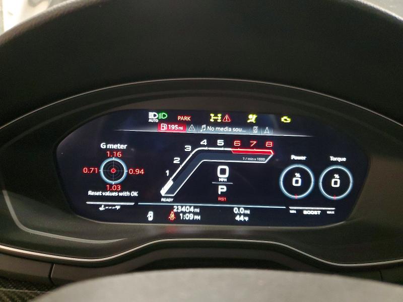 2022 Audi Rs5 მანქანა იყიდება აუქციონზე, vin: WUAAWCF52NA902550, აუქციონის ნომერი: 46267186