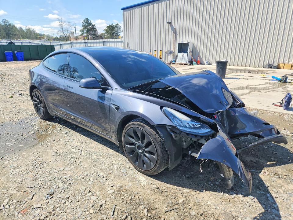 2022 Tesla Model 3 მანქანა იყიდება აუქციონზე, vin: 5YJ3E1EB4NF259484, აუქციონის ნომერი: 78968385
