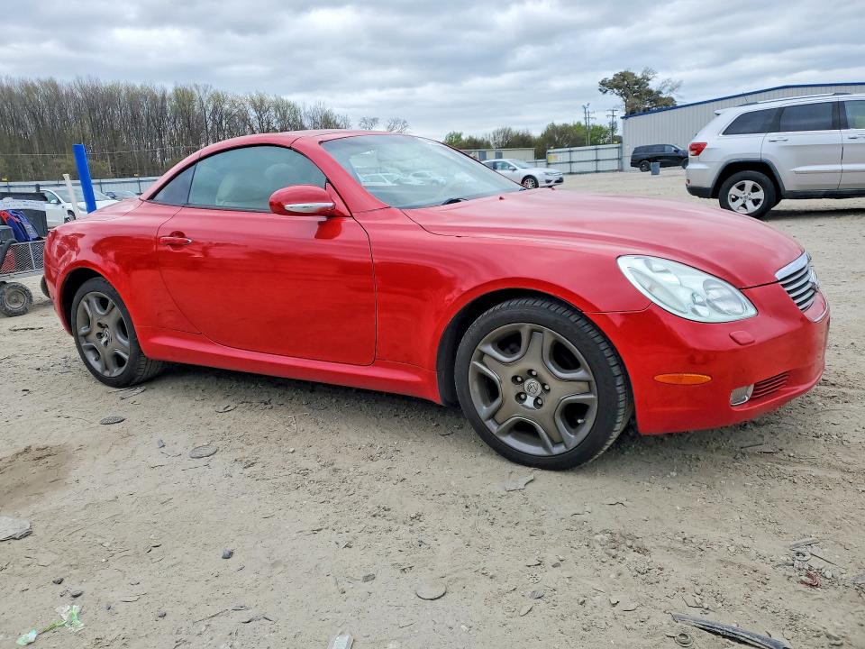 48595306 :رقم المزاد ، JTHFN48Y320006082 vin ، 2002 Lexus Sc 430 مزاد بيع