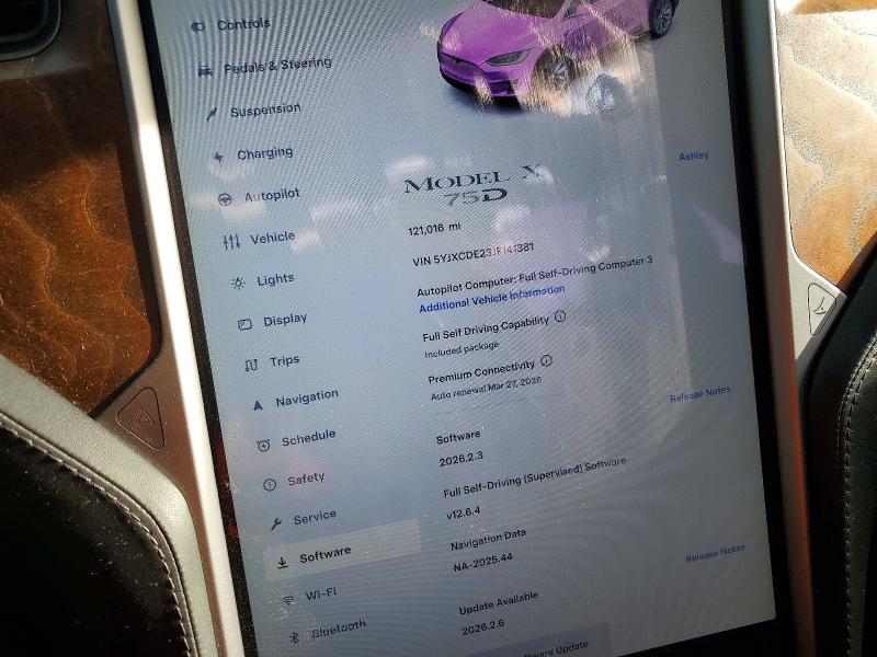 Продаж на аукціоні авто 2018 Tesla Model X, vin: 5YJXCDE23JF141381, номер лоту: 46955226