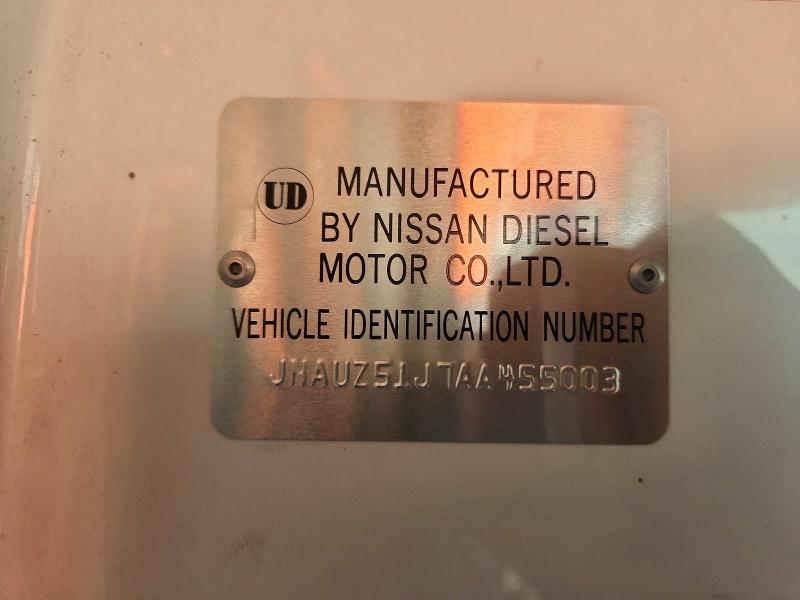 47960136 :رقم المزاد ، JNAUZ51J7AA455003 vin ، 2010 Nissan Diesel Ud1400 مزاد بيع
