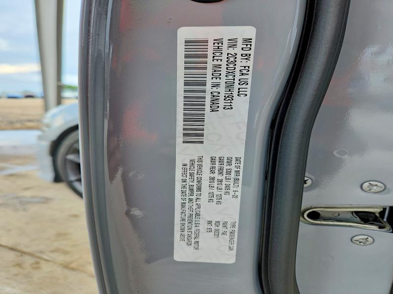 41933956 :رقم المزاد ، 2C3CDXCT0NH193113 vin ، 2022 Dodge Charger مزاد بيع