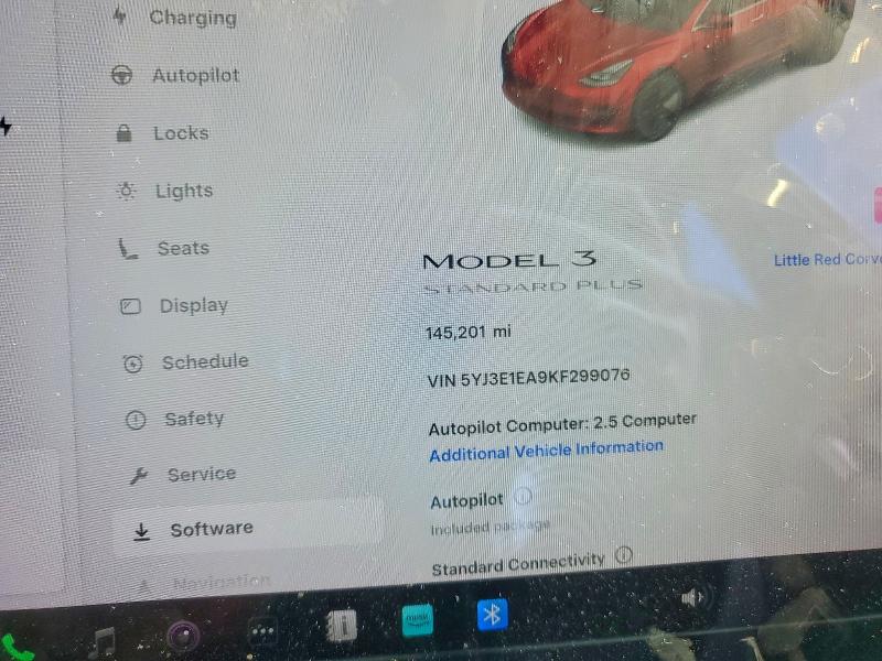 2019 Tesla Model 3 მანქანა იყიდება აუქციონზე, vin: 5YJ3E1EA9KF299076, აუქციონის ნომერი: 41648486