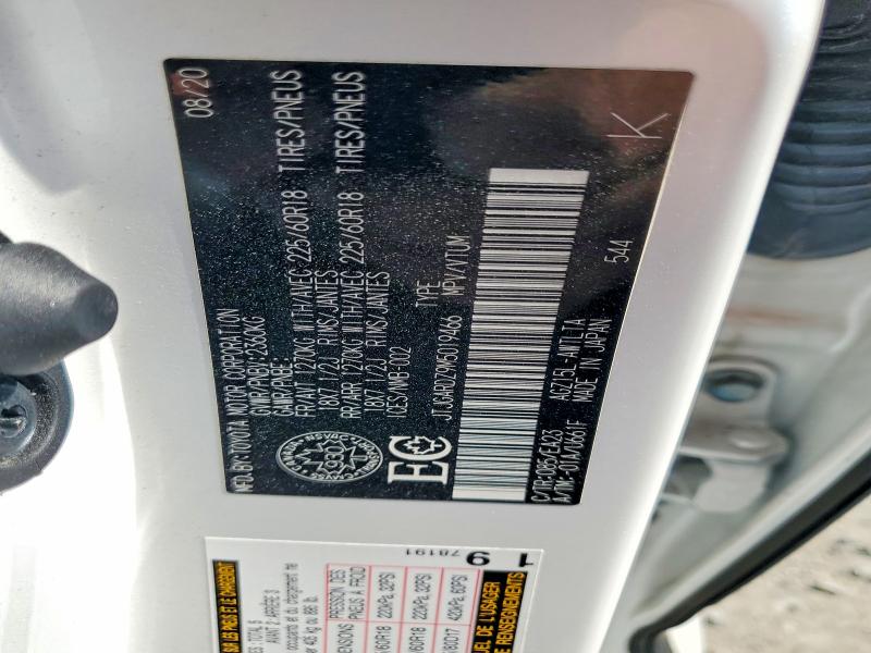 Aukcja sprzedaży 2021 Lexus Nx, vin: JTJGARDZ9M5019466, numer aukcji: 45683066