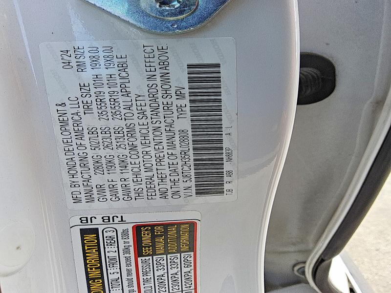 Aukcja sprzedaży 2024 Acura Rdx, vin: 5J8TC2H35RL028808, numer aukcji: 99792085