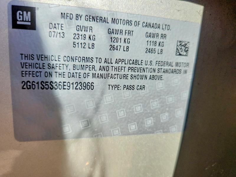 46061546 :رقم المزاد ، 2G61S5S36E9123966 vin ، 2014 Cadillac Xts مزاد بيع
