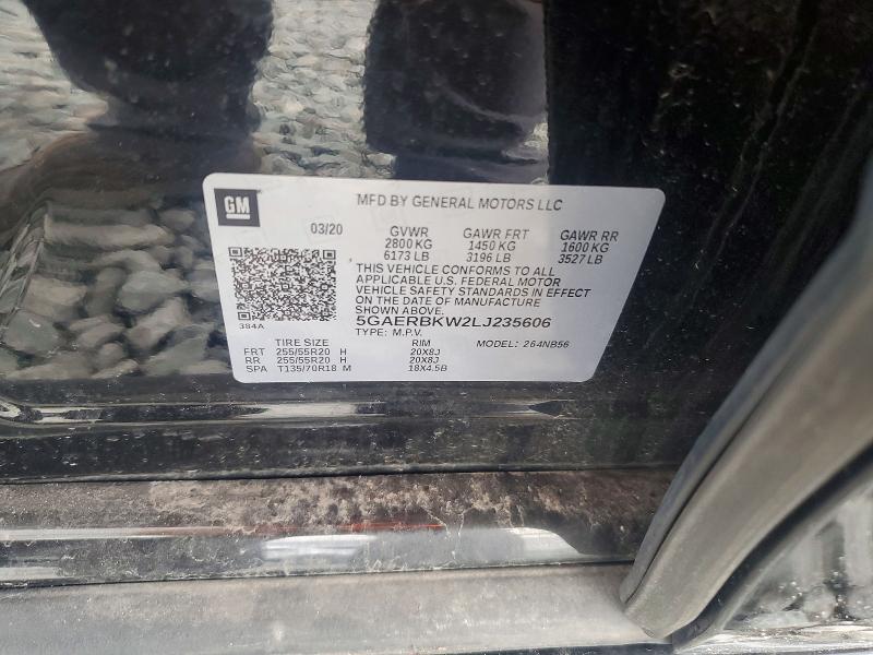 Продаж на аукціоні авто 2020 Buick Enclave, vin: 5GAERBKW2LJ235606, номер лоту: 41999226