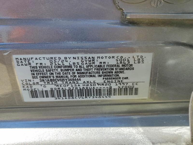 Aukcja sprzedaży 2024 Nissan Sentra, vin: 3N1AB8CV6RY348444, numer aukcji: 79253915