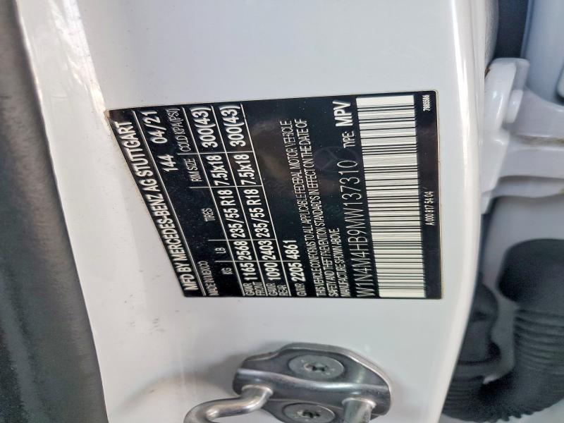 Продаж на аукціоні авто 2021 Mercedes-benz Glb, vin: W1N4M4HB9MW137310, номер лоту: 47230956