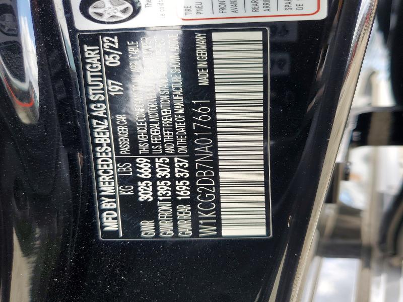Aukcja sprzedaży 2022 Mercedes-benz Eqs Sedan, vin: W1KCG2DB7NA017661, numer aukcji: 41829526