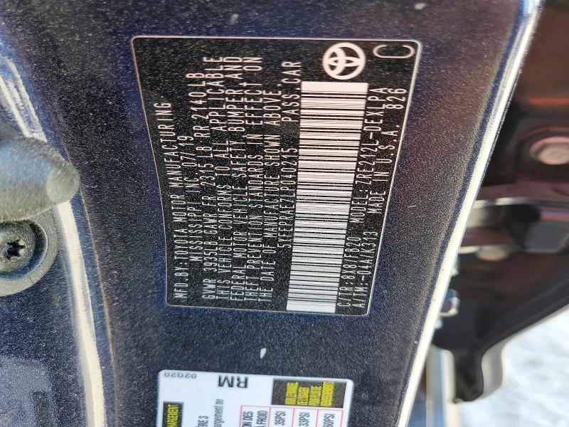 47178956 :رقم المزاد ، 5YFEPRAE7LP040215 vin ، 2020 Toyota Corolla مزاد بيع